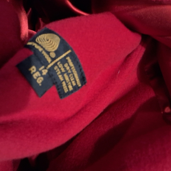 Vintage Valentine red wool overcoat with velvet collar 14 - Picture 9 of 16